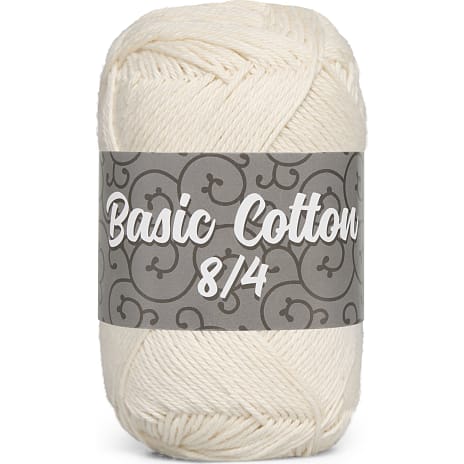 Bumbo Cotton Bouclégarn Cremehvid