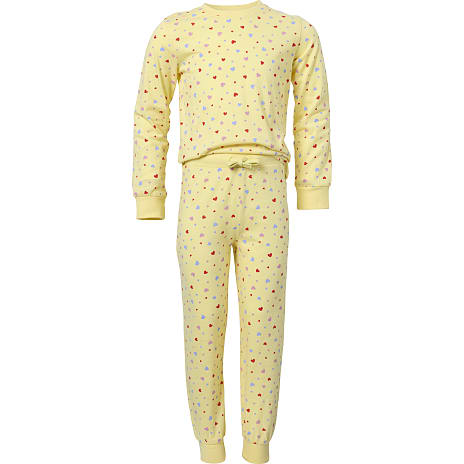 VRS Børne Pyjamas Str. 98/104 Gul