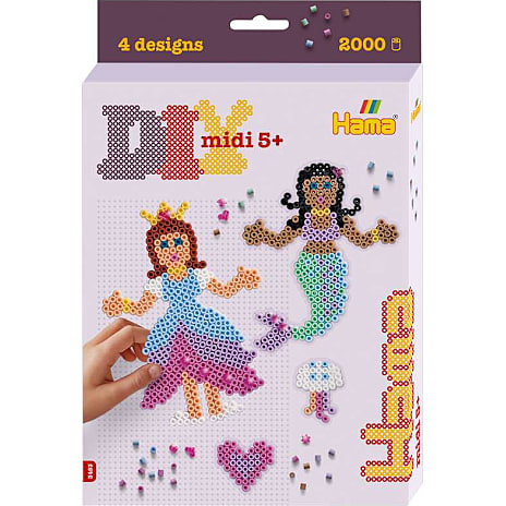 Hama Midi Gaveæske Prinsesse Og Havfrue