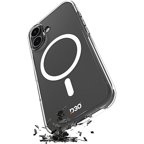 PURO Impact D3O® Bio cover til iPhone 17 - Transparent