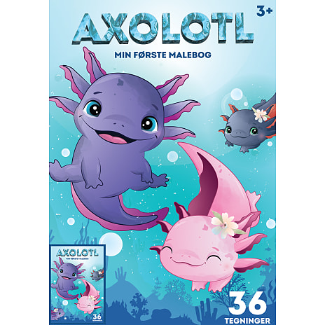 1Conzept Min første malebog Axolotl