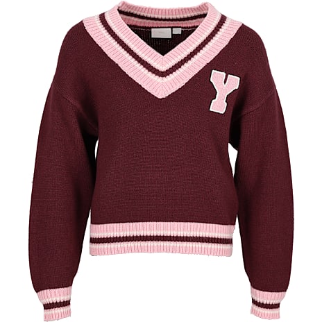 VRS Teen Strikbluse str. 158/164 Bordeaux