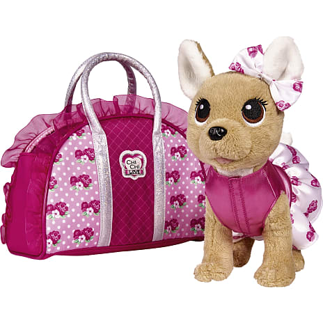 Simba Chi Chi Love Hundehvalp i Taske 20 cm Roser