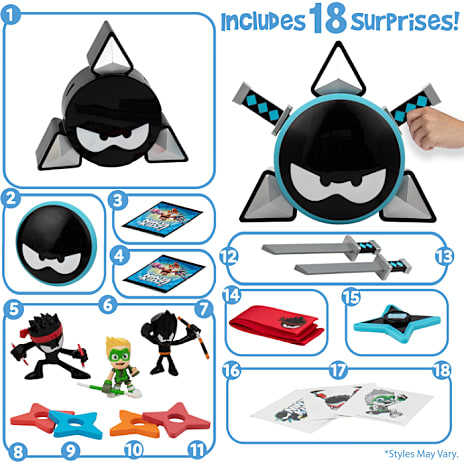Ninja Kidz Mystery Warrior Pack Legetøj