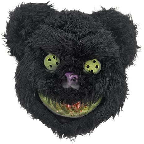 Halloween Bamse Maske Assorteret