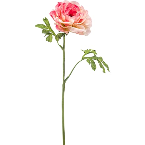 Andre mærker Kunstig blomsterstilk ranunkel pink