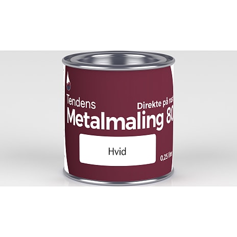 Tendens metalmaling 80 blank 0.25 liter 250 ml