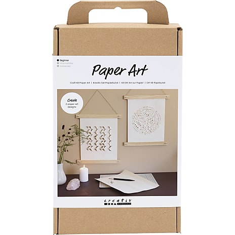 Creotime DIY Kit Papirkunst Off White