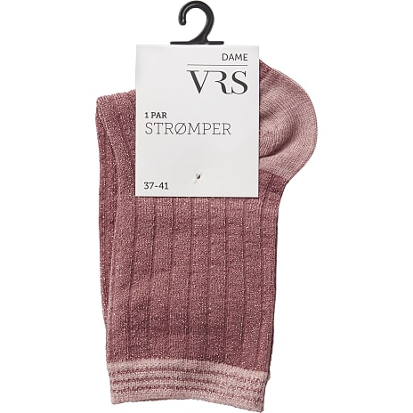 VRS Dame Glimmerstrømper Str. Onesize Rosa