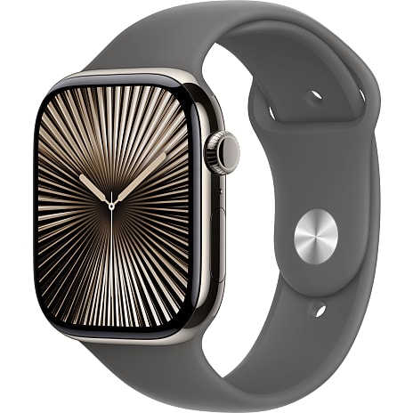 Apple Watch S10 Cell 46 mm M/L Natural Titanium Sport Band