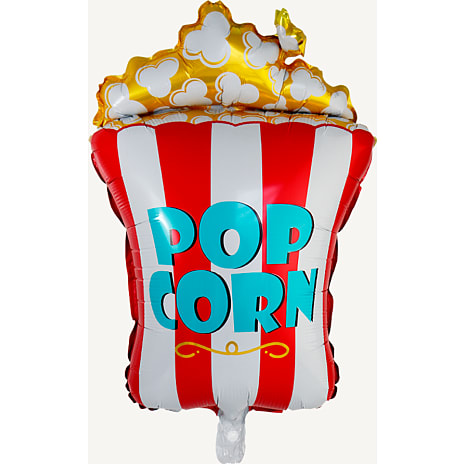 Folieballon Popcorn