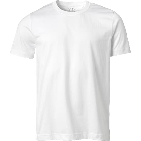 VRS herre oversized T-shirt str. 2XL - hvid 1 stk.