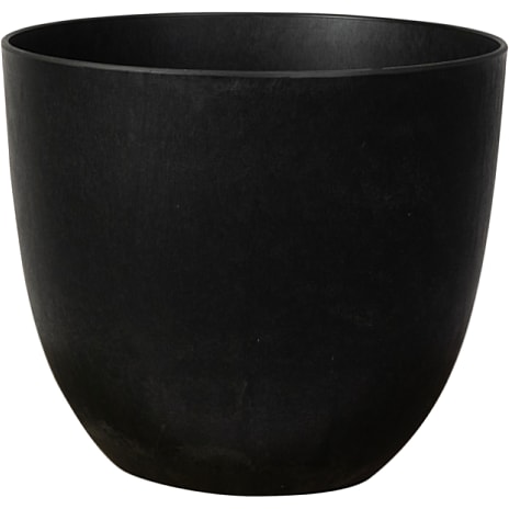 Artstone Bola Potte 28x24 cm Sort