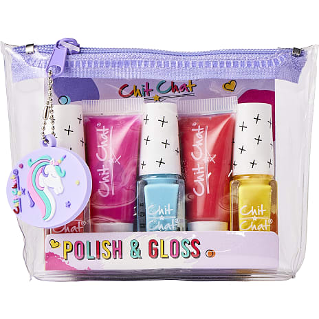 Chit Chat Gaveæske Lipgloss og Neglelak