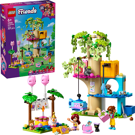 LEGO Friends Katte-fødselsdagsfest og trætophus 42666 1 stk.