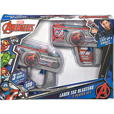 Et bestemt mini plukke Marvel Avengers Laser Tag pistoler med skud sensor | Køb online på br.dk!