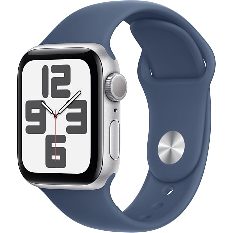 Apple Watch SE (2024) 40 mm GPS L/M Silver Aluminium Sport Band