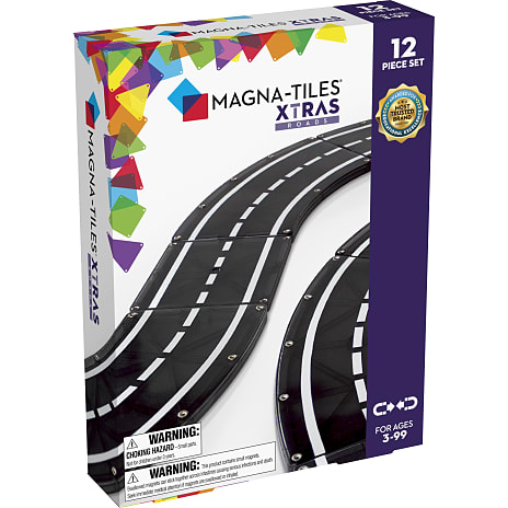 MAGNA-TILES XTRAS Vejbane Magnetisk Byggesæt 12 Dele