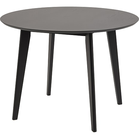 AC Design Furniture Roxby Spisebord Sort Lakeret Egetræsfinér