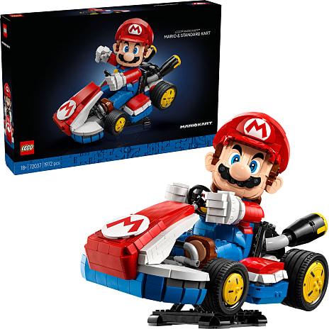 LEGO Super Mario: Mario Kart – Mario og Standard Kart 72037 1 stk.