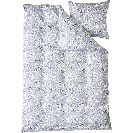 MAISON sengetøj lilje blå