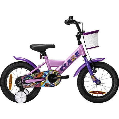 PUCH Clare pige børnecykel 1 gear 14" 2023 lilla | Køb på Bilka.dk!