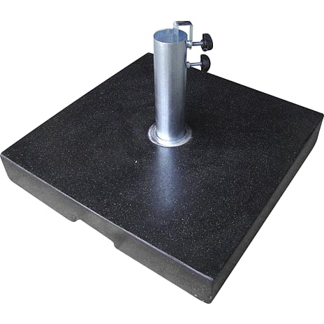 Plano Parasolfod Sort Terrazzo