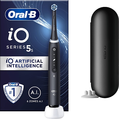 Oral-B iO5s elektrisk tandbørste sort | Køb på Bilka.dk!