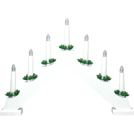 Konstsmide Julelysestage Med 7 LED Hvid