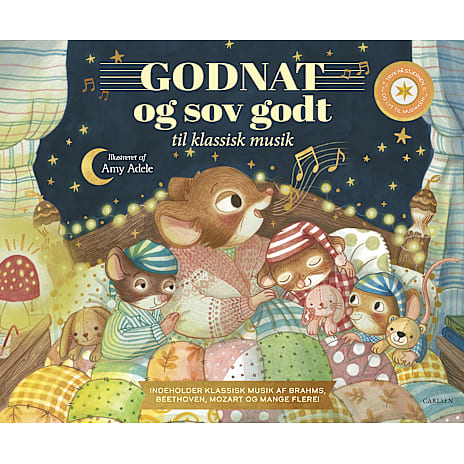 Carlsen Godnat og sov godt til klassisk musik 1 stk.