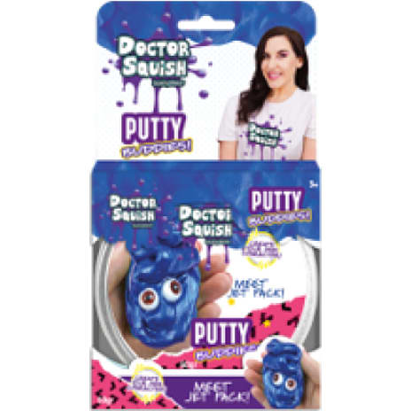 Doctor Squish DIY Putty Figur Blå