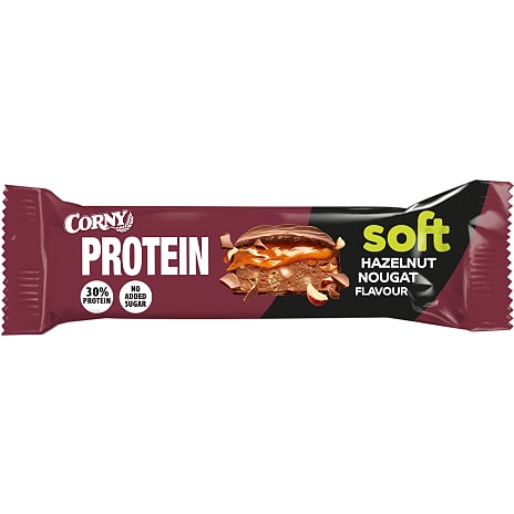 Proteinbar m. hasselnød & nougat, Corny Protein 45 g