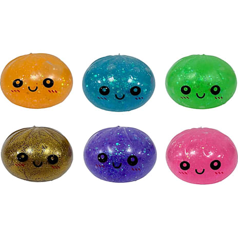 Trend Toys Slime Glitter Squishy Dumpling 8,5 cm Assorteret