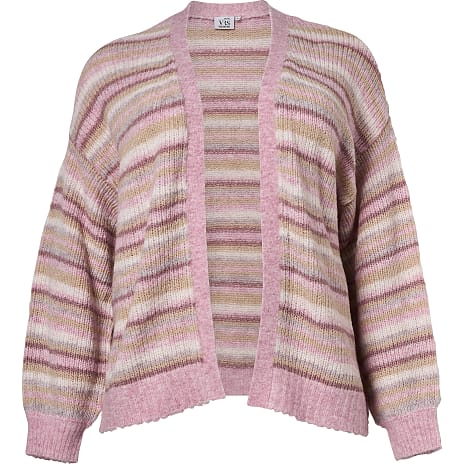 VRS Dame Cardigan Str. 50 Multifarvet