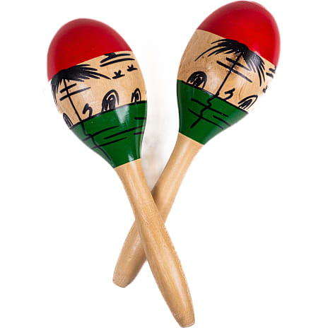 Bryce Percussion Træ Maracas Motiv