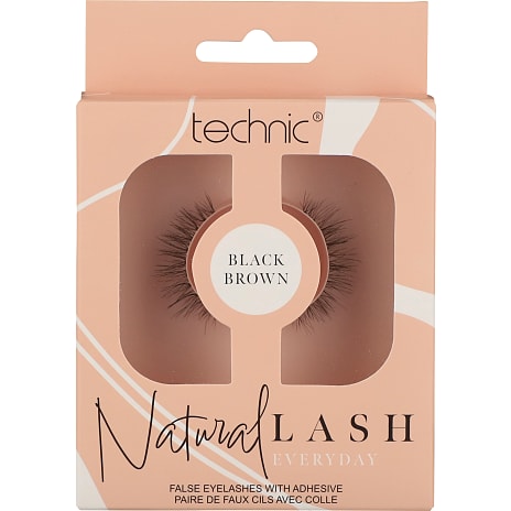 Technic Kunstige øjenvipper - Black Brown 1 stk.
