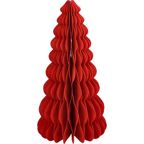 Julefryd Honeycomb Træ Højde 30 cm Bordeaux