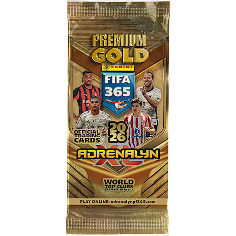 FIFA 365 AdrenXL 2026 Premium Gold Booster Fodboldkort