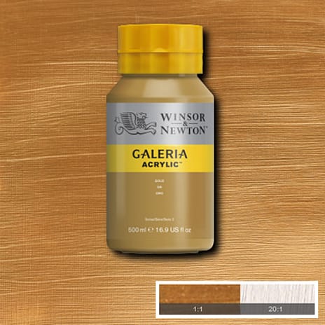 kom over tyk lommeregner Galeria akrylmaling 500 ml - Gold | Køb på Bilka.dk!