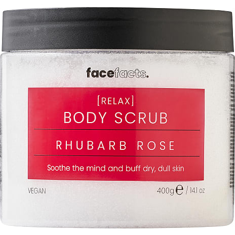 Face Facts Bodyscrub med Rabarber og Rose