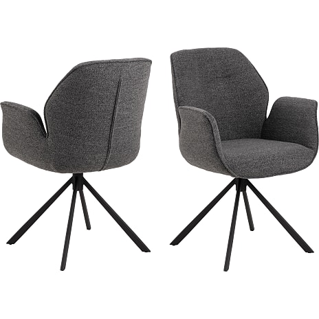AC Design Furniture Aura Spisebordsstol Antracit