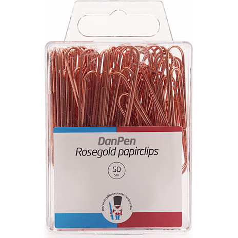 Papirclips - rosegold | Køb på Bilka.dk!