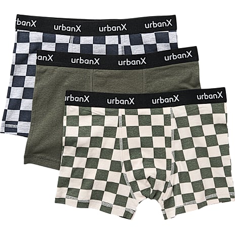 VRS teen 3-pak boxershorts str. 170 - beige/grøn/grå 1 stk.