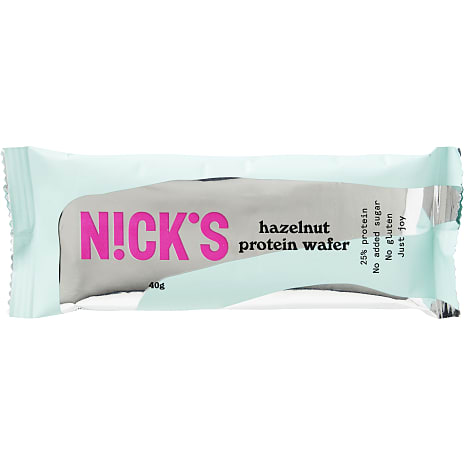 Nick's Proteinbar m. hasselnødder glutenfri 40 g