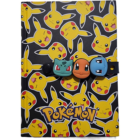 Pokémon Notesbog Med Armbånd