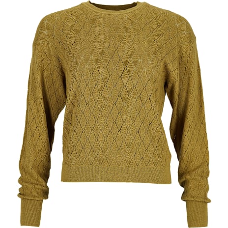 VRS Dame Pointelle Strik str. 2XL Oliven