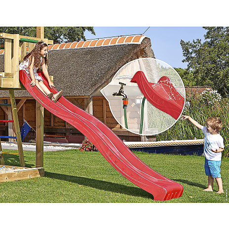 Jungle Gym Rutsjebane 265 cm Rød