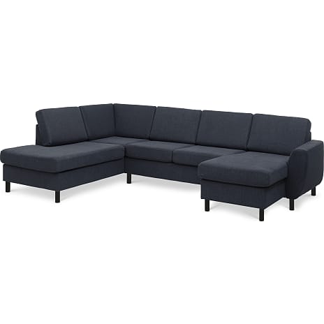 Madrid Nordic Højrevendt U-Sofa Navy