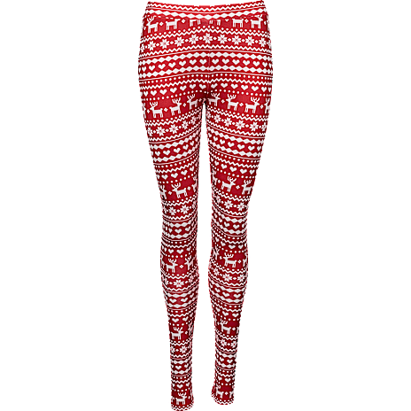 VRS Dame Leggings Str. M Rød