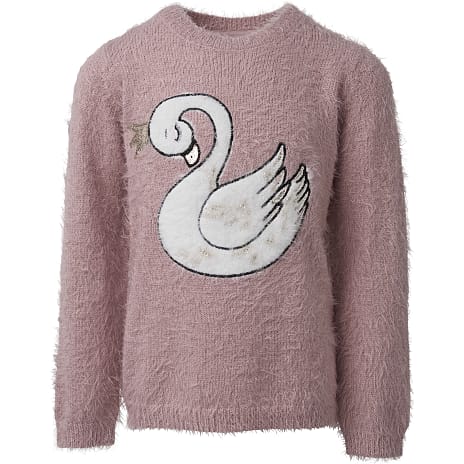 VRS Børne Strikbluse Str. 122/128 Rosa